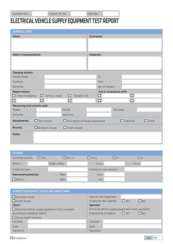 Inspectierapport EVSE-inspectie