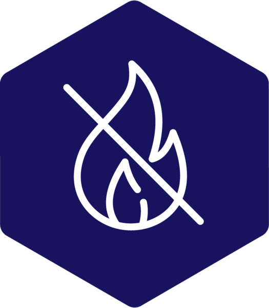 Icoon: brandveilig